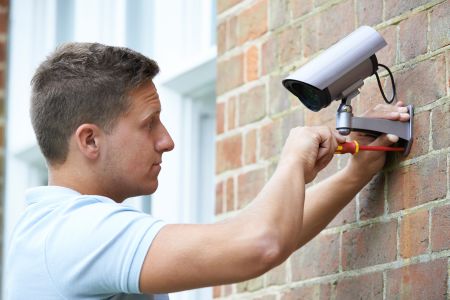 security camera installation